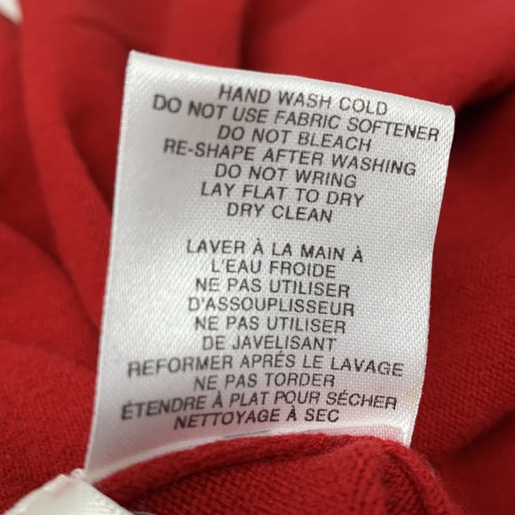 adidas UW Climalite red lightweight knit sweater 1/4 zip cotton blend - Picture 7 of 9